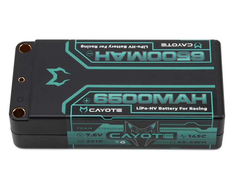 Cayote 2S 145C LCG Shorty LiHV Battery (7.6V/6500mAh) [CYE652S145] Battery