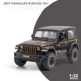 Jeep Wrangler Rubicon Off-Road Alloy Model Car Diecast 1/32 Scale - Choose color