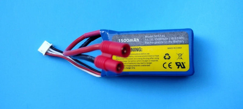 11.1V 3S 1500mAh LiPo Battery w/Syma X8C Connector for SYMA RC Drone Car Boat