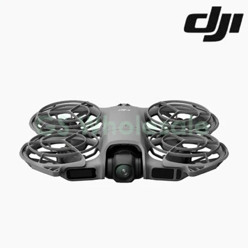 DJI camera drone with four propellers and front camera