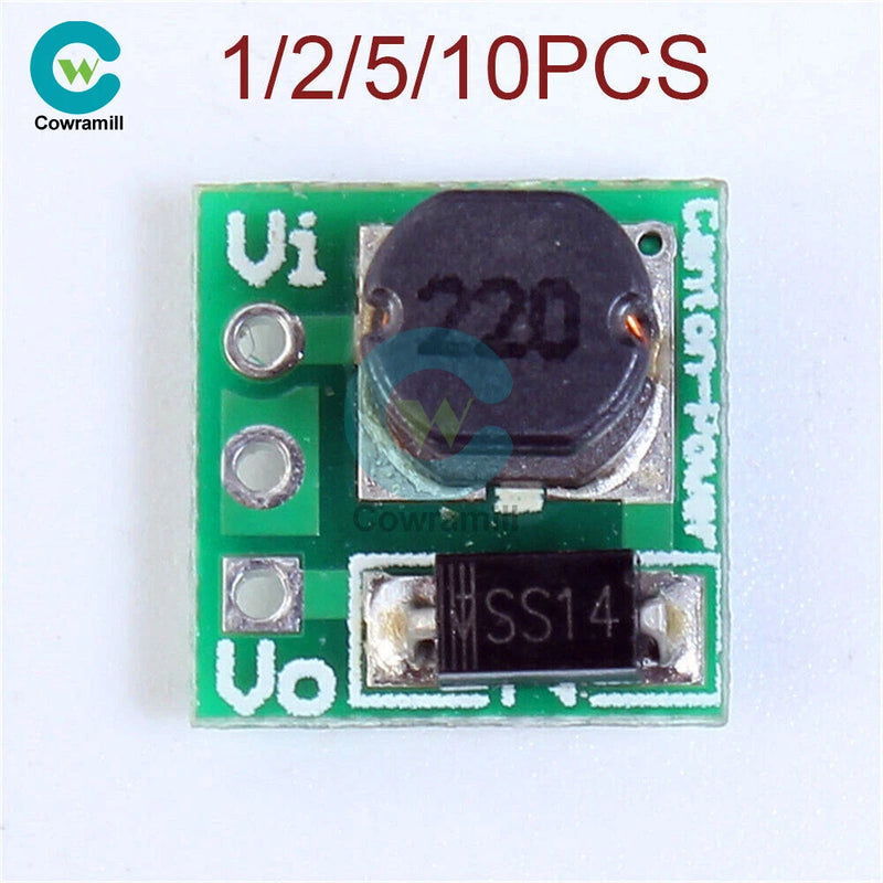 1-10PCS DC 0.9V-5V To DC 5V DC-DC Step Up Power Voltage Boost Converter Board