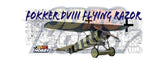 WW1 Fokker D-VIII 40" WS RC Airplane Laser Cut Balsa Ply Short Kit W/ Plans
