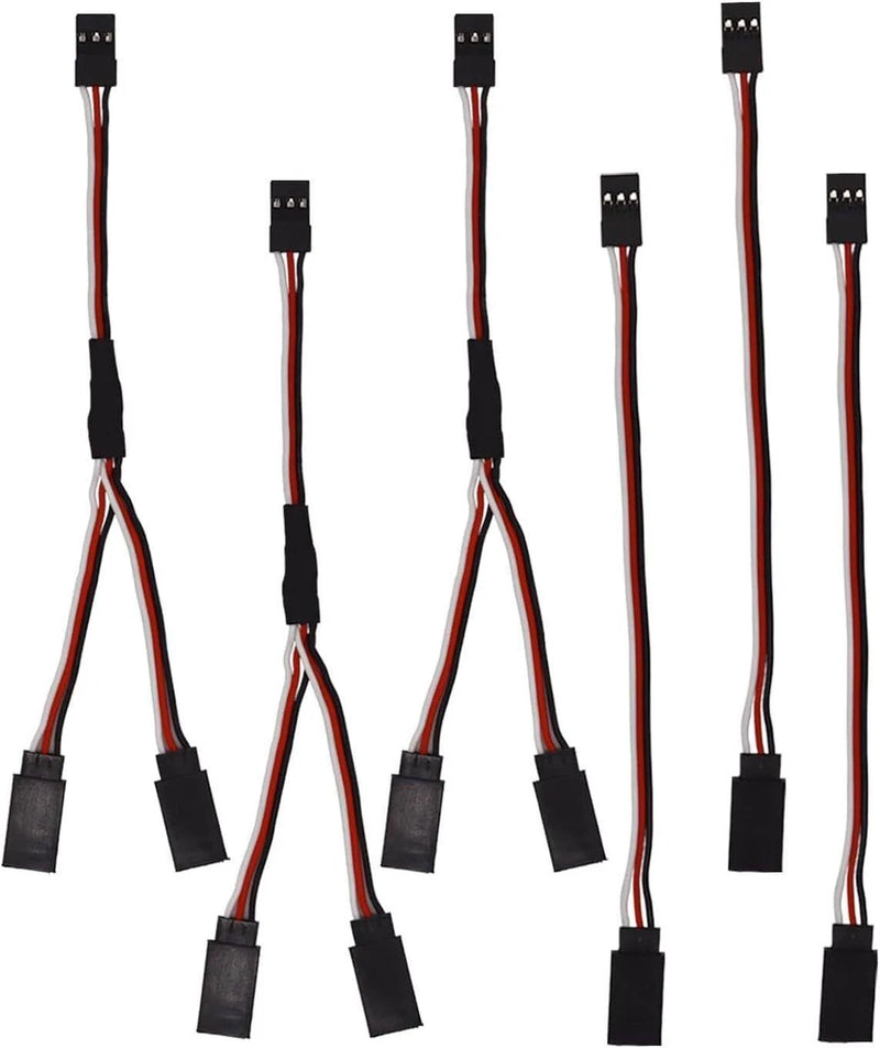 Jst Y Splitters 1 Male to 2 Female, Rc Servo Y Connector 3 Pin, Servo Y Harness Converter