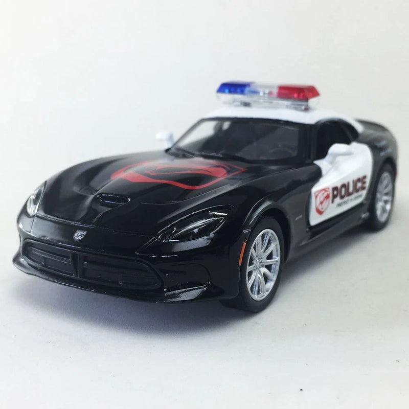 New 5" Kinsmart 2013 Dodge SRT Viper GTS Police Car Diecast Model Toy Cop 1:36