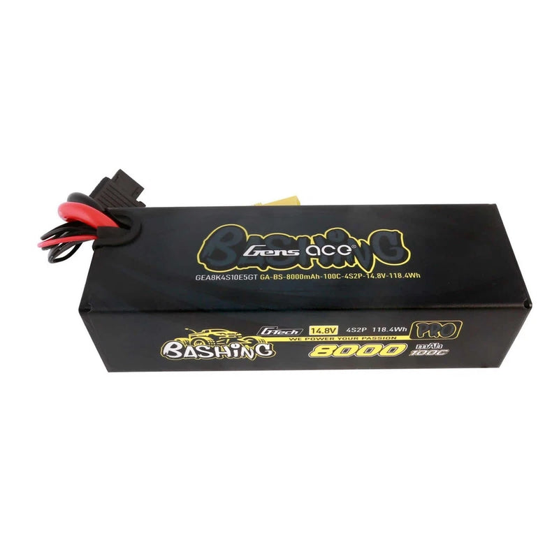 GEA8K4S10E5GT 4S LIPO 14.8V 8000MAH 100C HARDCASE BATTERY: EC5 Battery