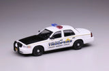 ED 1:64 596 Alaska AKPD Police Crown Victoria CV Model Diecast Collect Car