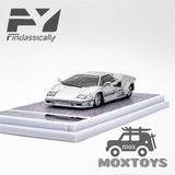 Finclassically 1:64 Countach 25TH Anniversario GRIGIO Model Car