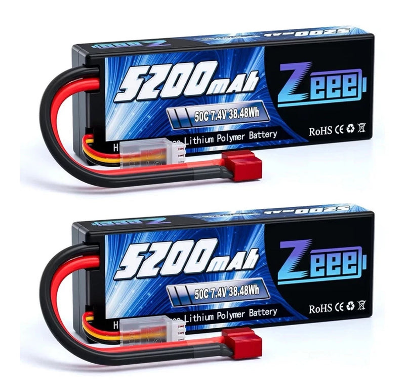 ZEEE 7.4V 2s Remote & App Controlled 5200mAh Lipo Battery - 2 Piece