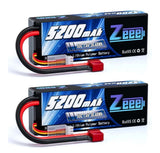 ZEEE 7.4V 2s Remote & App Controlled 5200mAh Lipo Battery - 2 Piece