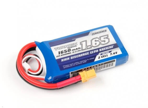 Turnigy 1650mAh 2S 40C High Discharge LiPo Battery