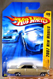 2007 Hot Wheels #9 New Models 9/36 '66 CHEVY NOVA Gold Variation w/Chrome Pr5 Sp