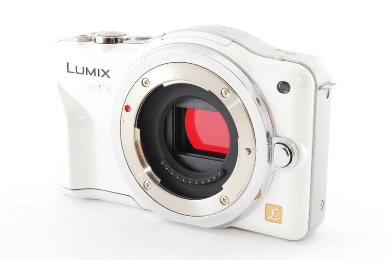 "READ" Panasonic LUMIX DMC-GF3 12.1MP Digital Camera White "Japanese Only"