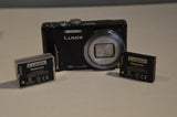 Panasonic LUMIX DMC-TZ20 14.1MP Digital Camera + 2 Batteries, Spares/Repair