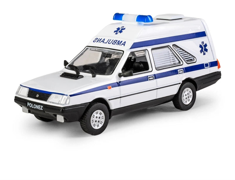Polonez Cargo Ambulance Polish Classic Car Model Toy Diecast 1:43 Scale Daffi