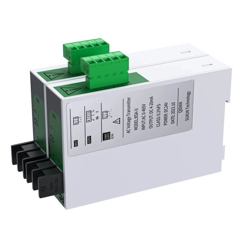 Transducer AC Voltage Transmitter 0-50V 0-100V 0-500V 4-20mA Converter 0-10/0-5v