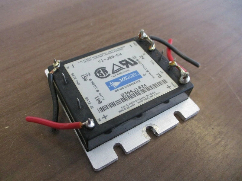 Vicor DC-DC Converter VI-J53-CX Input: 150VDC 100W Output: 24VDC 75W Used
