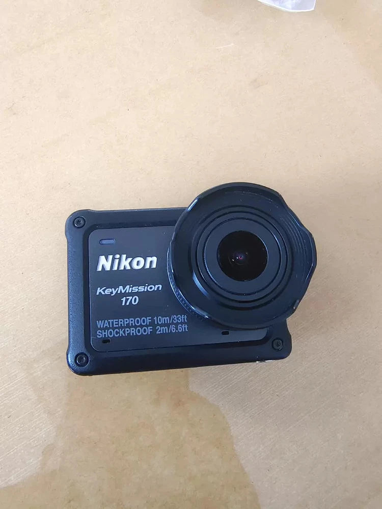 Nikon KeyMission 170 4K Action Camera - Excellent Condition 100% Working