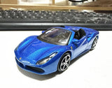 Bburago 1:43 Ferrari 488 Spider Metal Model Car New in Box