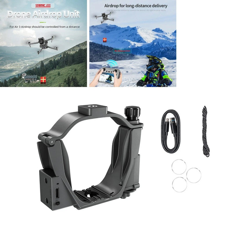 Drone Air Dropper Payload Delivery Thrower for DJI Air 3 RC Drone Accessories