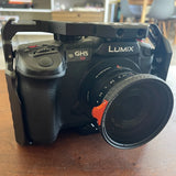 Panasonic LUMIX GH5s 10.2MP Mirrorless Camera with cage and 15mm 1.7 lens