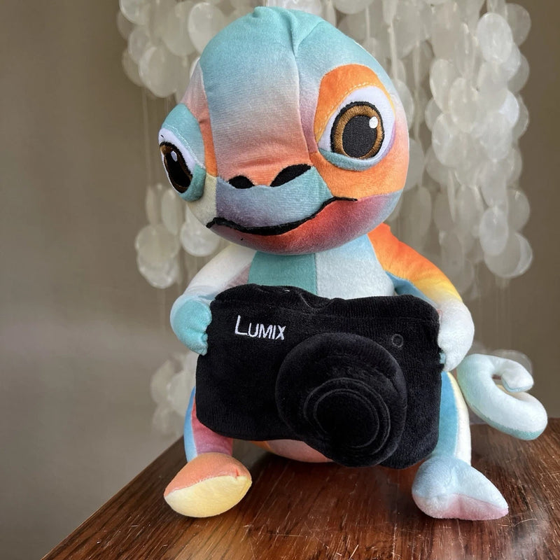 RARE Panasonic LUMIX Huey Plush Holding S9 Digital Camera Limited Edition