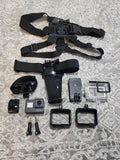 GoPro HERO 5 BLACK 4K CHDHX-501 Camera + Extras NO BATTERY NO POWER READ 1ST