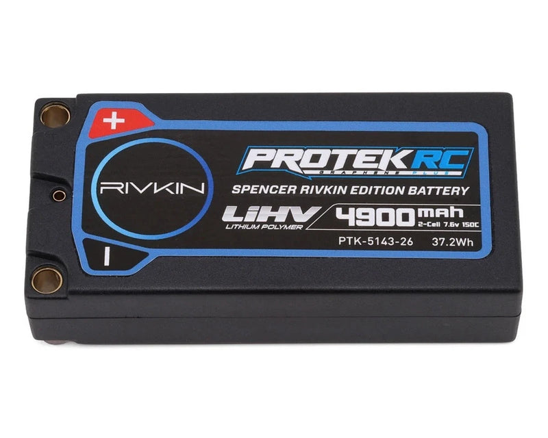 ProTek 4900mah 7.6v 150c 2s SG3 ULCG Si-RIVKIN Shorty Lipo Battery PTK-5143-26