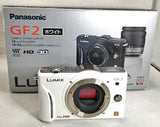 ¡¾Near Mint¡¿Panasonic LUMIX DMC-GF2 12.1MP Digital Camera  White Body  #0207