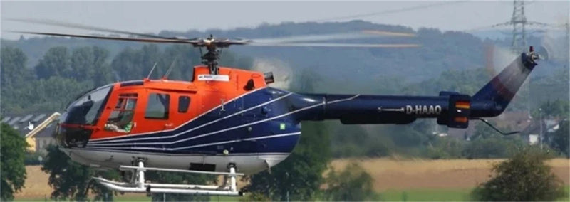 Roban 800size BO-105 ARF Orange/Blue RC Helicopter scale Fuselage RC toys