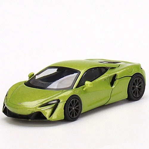 Mini GT 1:64 Diecast Model Car McLaren Artura Flux Green