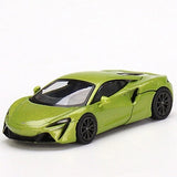 Mini GT 1:64 Diecast Model Car McLaren Artura Flux Green