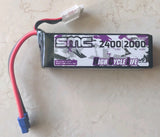 SMC HCL-HV 15.2V 4S 2400mAh 75C LIHV LIPO Battery EC3 Connector RC Plane Car Battery