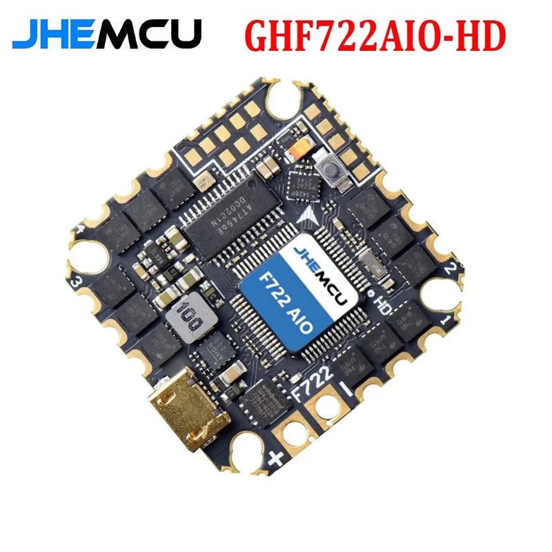 JHEMCU GHF722AIO-HD 40A Flight Controller For RC FPV Freestyle Cinewhoop Drone