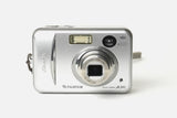 Fujifilm Digital Camera FinePix A345 4.1MP Silver Tested Working *No Card* #8071