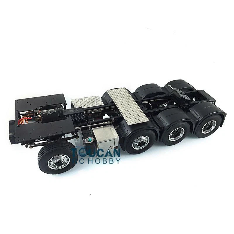 1/14 LESU 8*8 Metal Chassis 3 Speed for 3363 RC Tractor Truck Model W/Servo