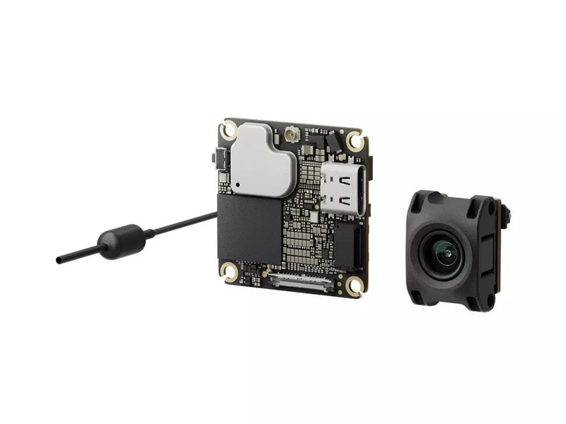 DJI O4 Air Unit circuit board with camera lens module