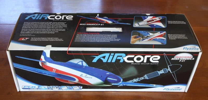 Flyzone Aircore Airframe Miss America P-51 Mustang  FLZA3910 New In The Box
