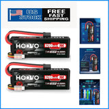 Lightweight 7.4V 70C Lipo Battery - Perfect for RC Cars, Drones, and Helicopters