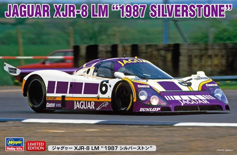 Hasegawa 20615 1/24 Scale Model Group C Car Model Kit Jaguar XJR-8 LM 1987 WSPC