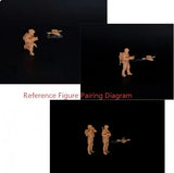 Handmade 1/72 Modern FPV Scout Drones Uncolored Resin Decorative Military Model