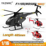 YUXIANG F119S(MD500) 9CH GPS Aircraft Optical Flow Airplane RC  Helicopter DHL