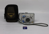 Panasonic LUMIX DMC-LZ6 7.2 MP 6x Optical Zoom Digital Camera Silver Case, Card