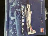 Hobbymaster A-1H Skyraider model plane in retail box, gray and white with VA-176 markings