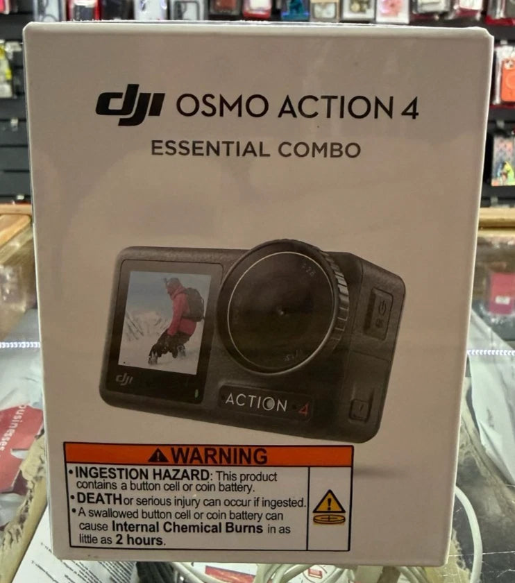 DJI Osmo Action 4 Essential Combo, 4K /120fps Action Camera