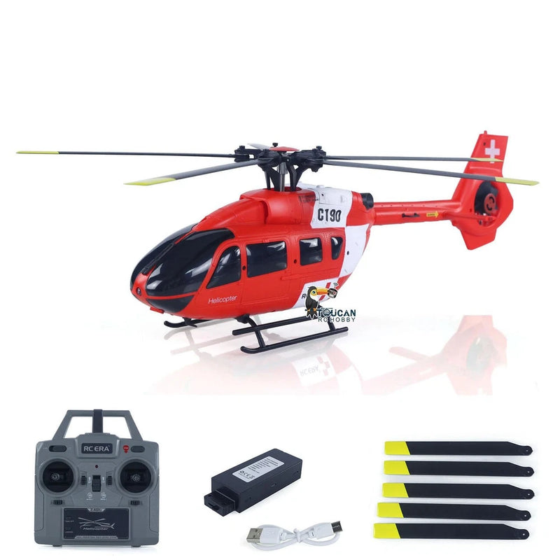 US STOCK 1/30 RC ERA 2.4G 6CH RTF RC Helicopter C190 H145 6-Axis Gyro Flybarless