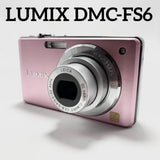 Panasonic DMC FS6 Pink Compact Digital Camera Pink Color Ready to Use