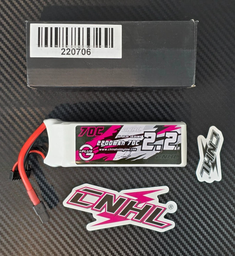 CNHL 2200mAh 6S Lipo Battery 22.2V 70C with XT60 Plug For RC Car Airplane Battery