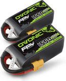 4s Lipo Battery 100C 1550mAh 14.8V Lipo Battery with XT60 Connector for RC FPV Battery