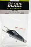 RC lower main blade set with two black blades in clear plastic package