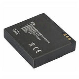 Rechargeable camera battery for Xiaomi Yi Sports, model AZ13-1, black with contact pads